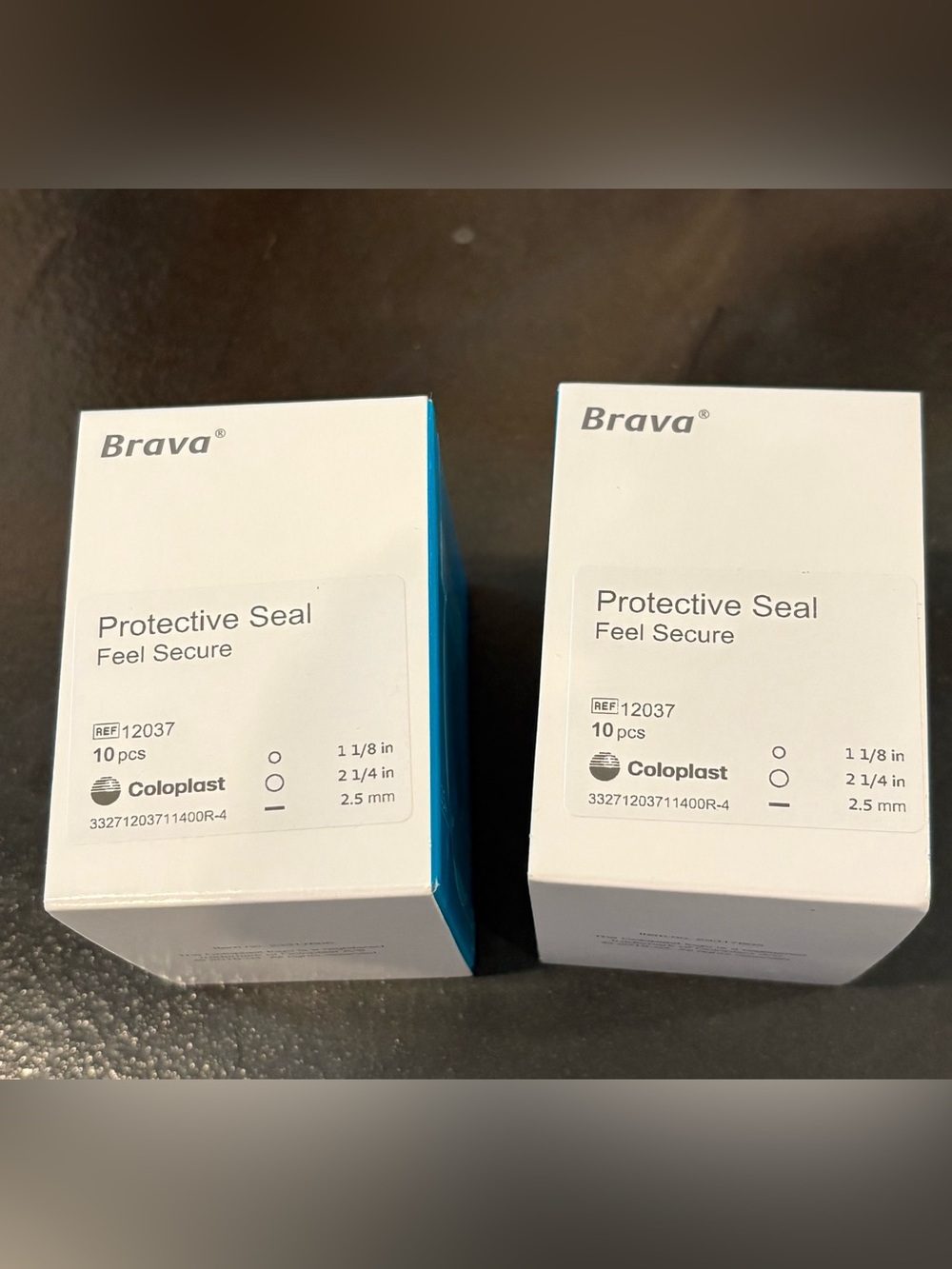 Coloplast Brava 12037 Protective Seal Boxes Bundle Of 2 - Exp 2027 NEW & Sealed